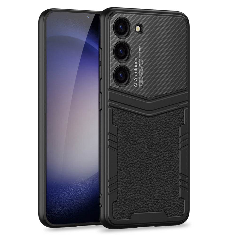 GKK pro Samsung Galaxy S23 texturované pouzdro na telefon proti poškrábání PU kožené PC TPU nárazuvzdorný kryt GKK pro Samsung Galaxy S23 texturované pouzdro na telefon proti poškrábání PU kožené PC TPU nárazuvzdorný kryt
